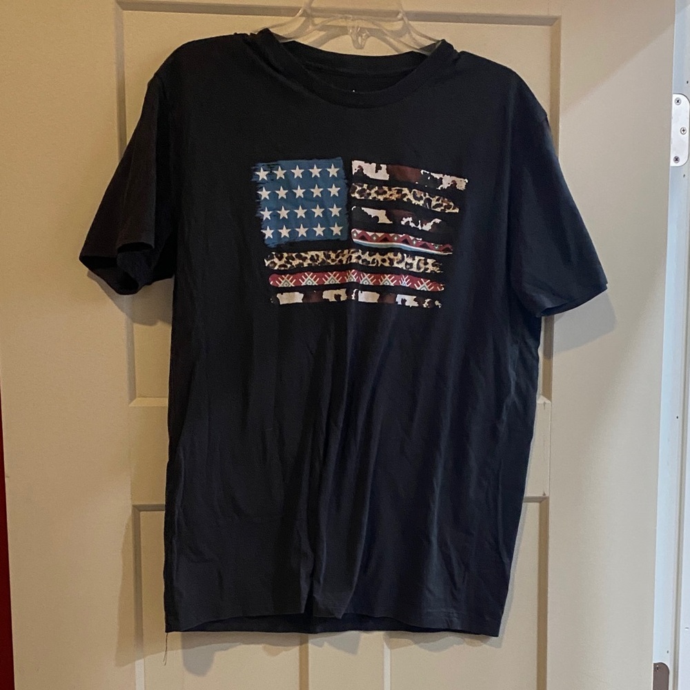Men's Black Graphic T-Shirt